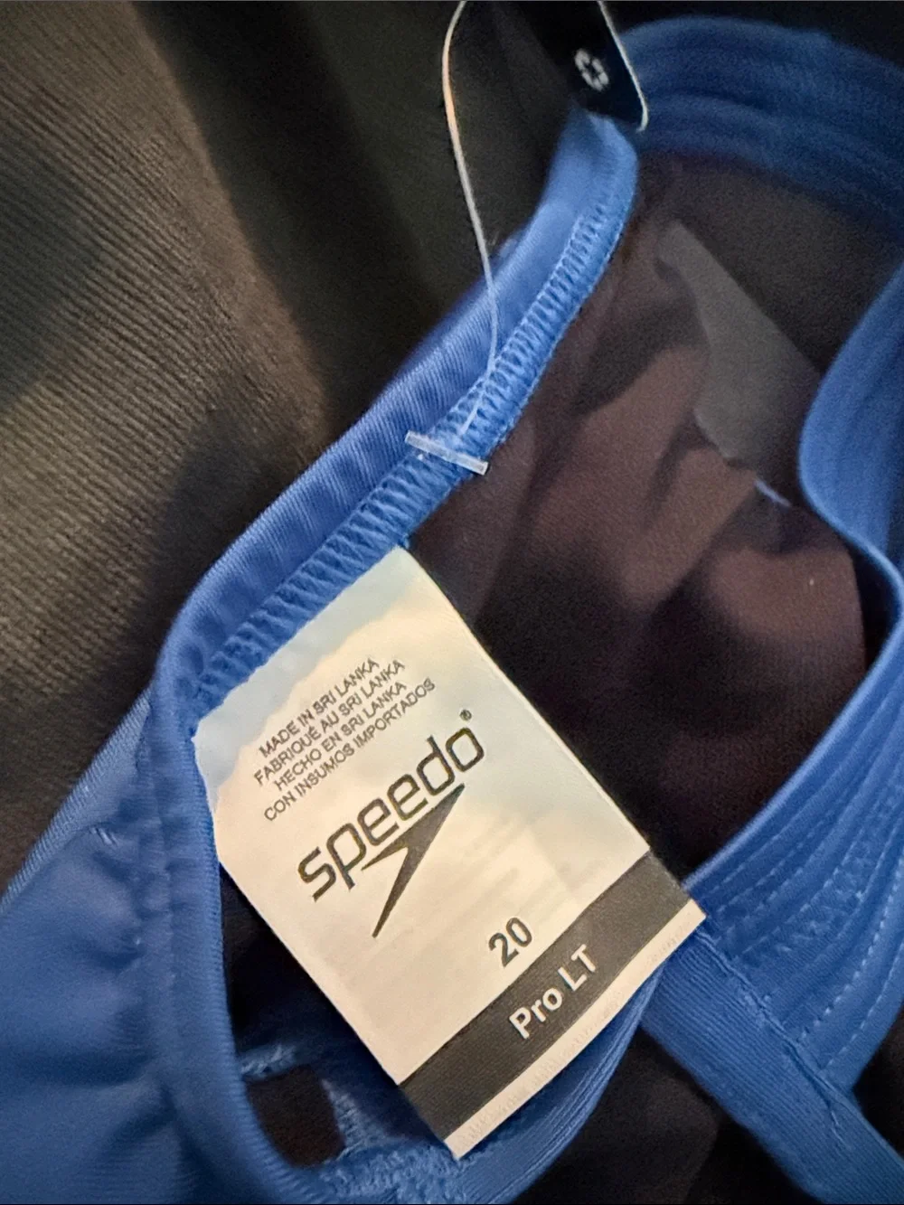 Speedo Blue Girls' One-Piece Training Swimsuit
